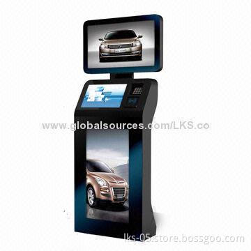 Kiosk Display Self-service Payment Terminal with Card Reader and Metal Keyboard